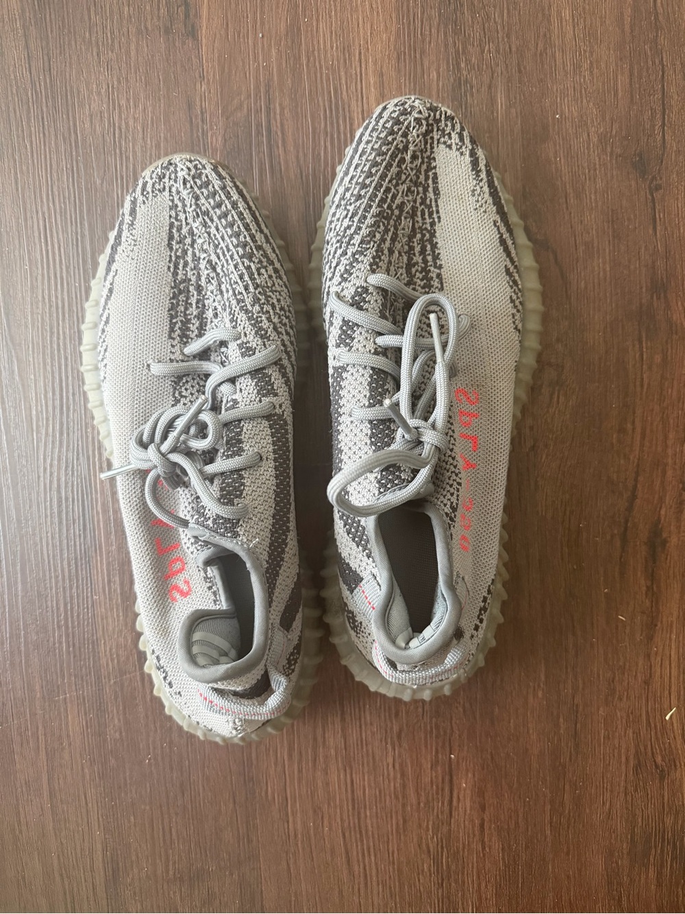 Adidas Yeezy Boost 350 V2 Beluga 2.0 Grey with Orange Stripe